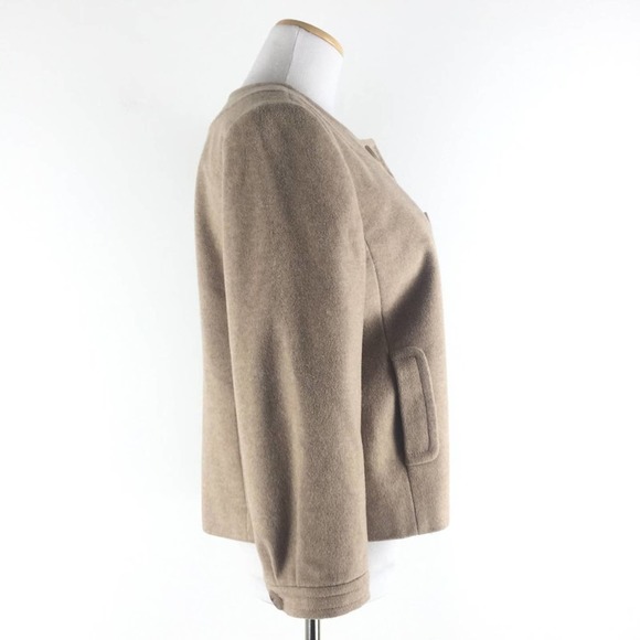 J.Crew Cashmere Blend Peacoat Size M/L - Picture 4 of 7